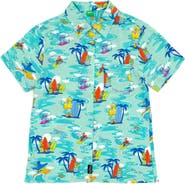 Sesame Street® Hawaiian Short Sleeve Button-Down Shirt