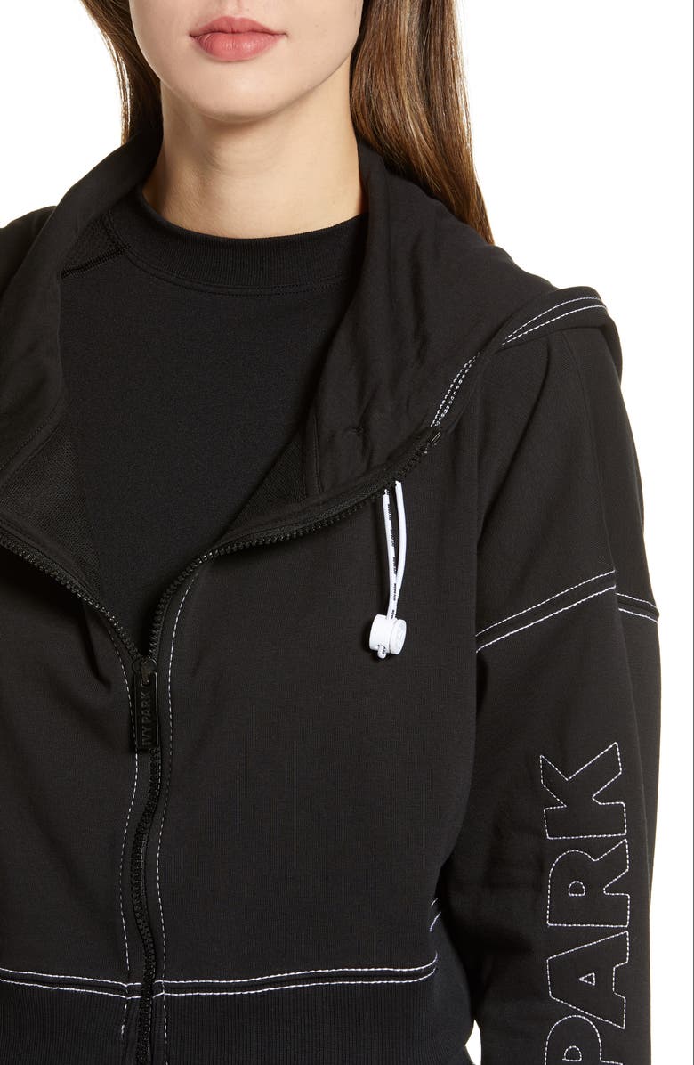 IVY PARK<sup>®</sup> Logo Crop Hoodie, Alternate, color, 
