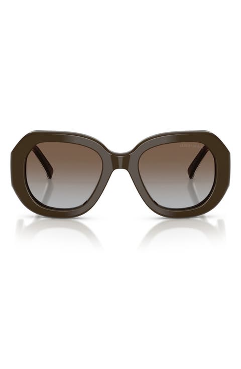 51mm Gradient Square Sunglasses