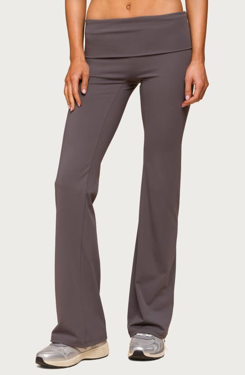 Oriane Foldover Flare Leggings