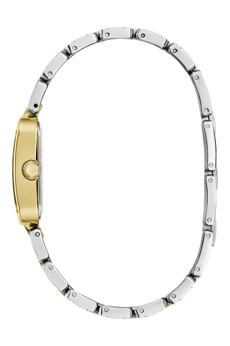 Isla Tank Two-Tone Bracelet Watch, 22mm, Alternate, color, GOLD
