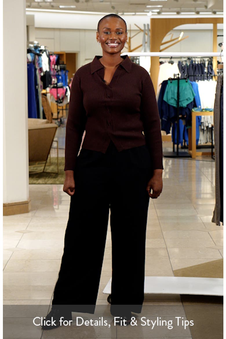 Bronti Twist Front Rib Sweater video