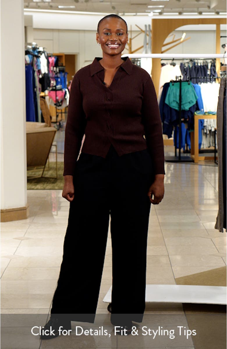 Bronti Twist Front Rib Sweater, sales video thumbnail