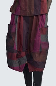 LUUKAA Crimson Balloon Skirt