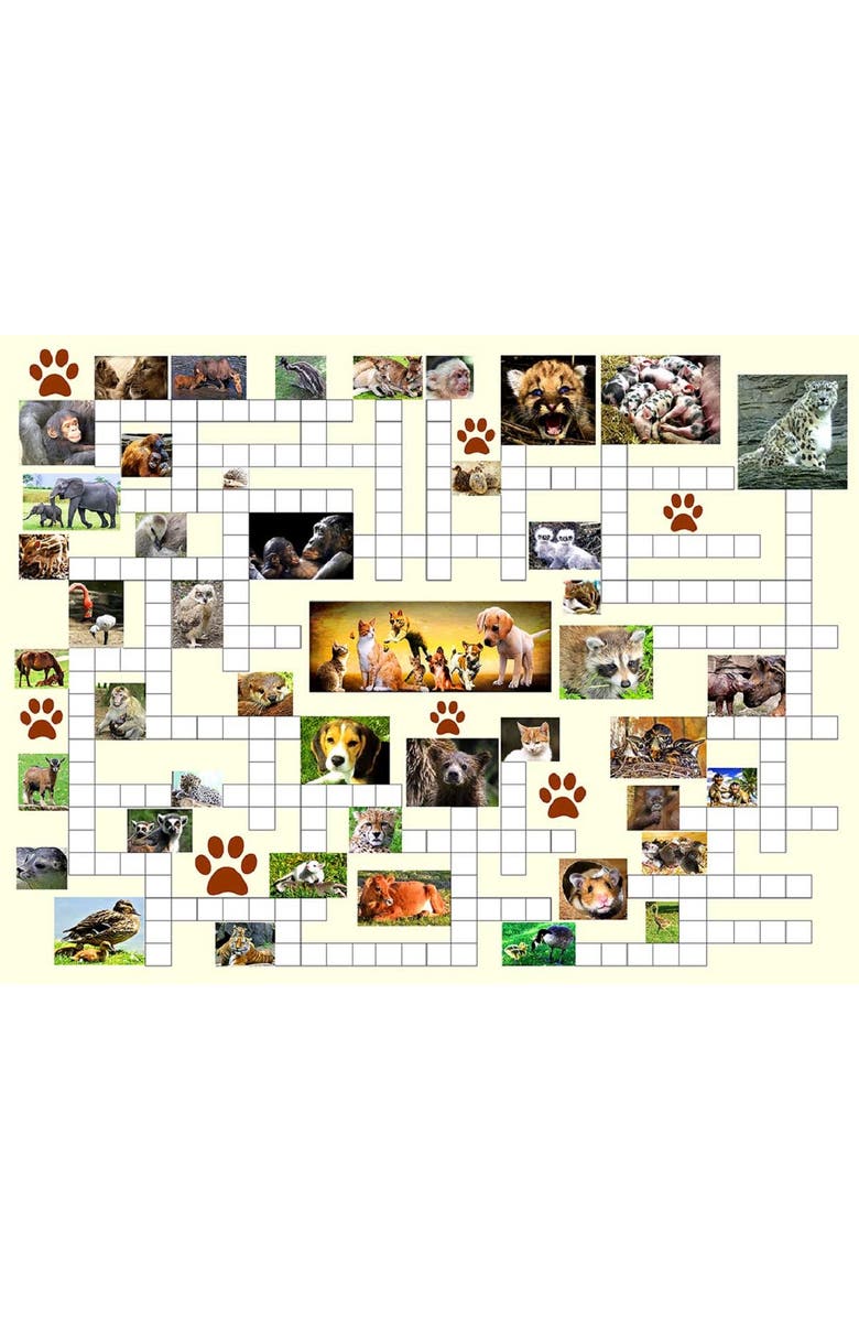 Sunsout Animal Nursery 500 piece Jigsaw Puzzle for Adults Puzzle Combo, Main, color, Multicolor