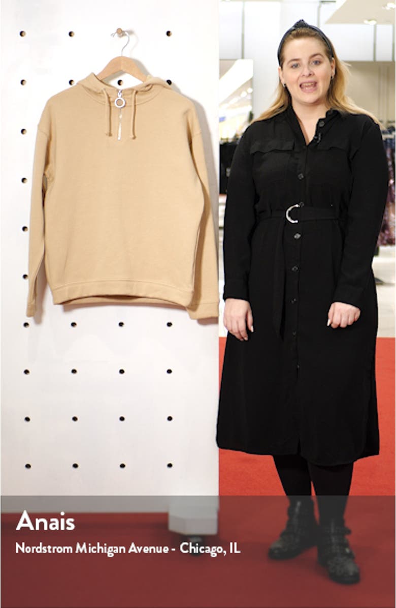 Quarter-Zip Hooded Sweatshirt, sales video thumbnail