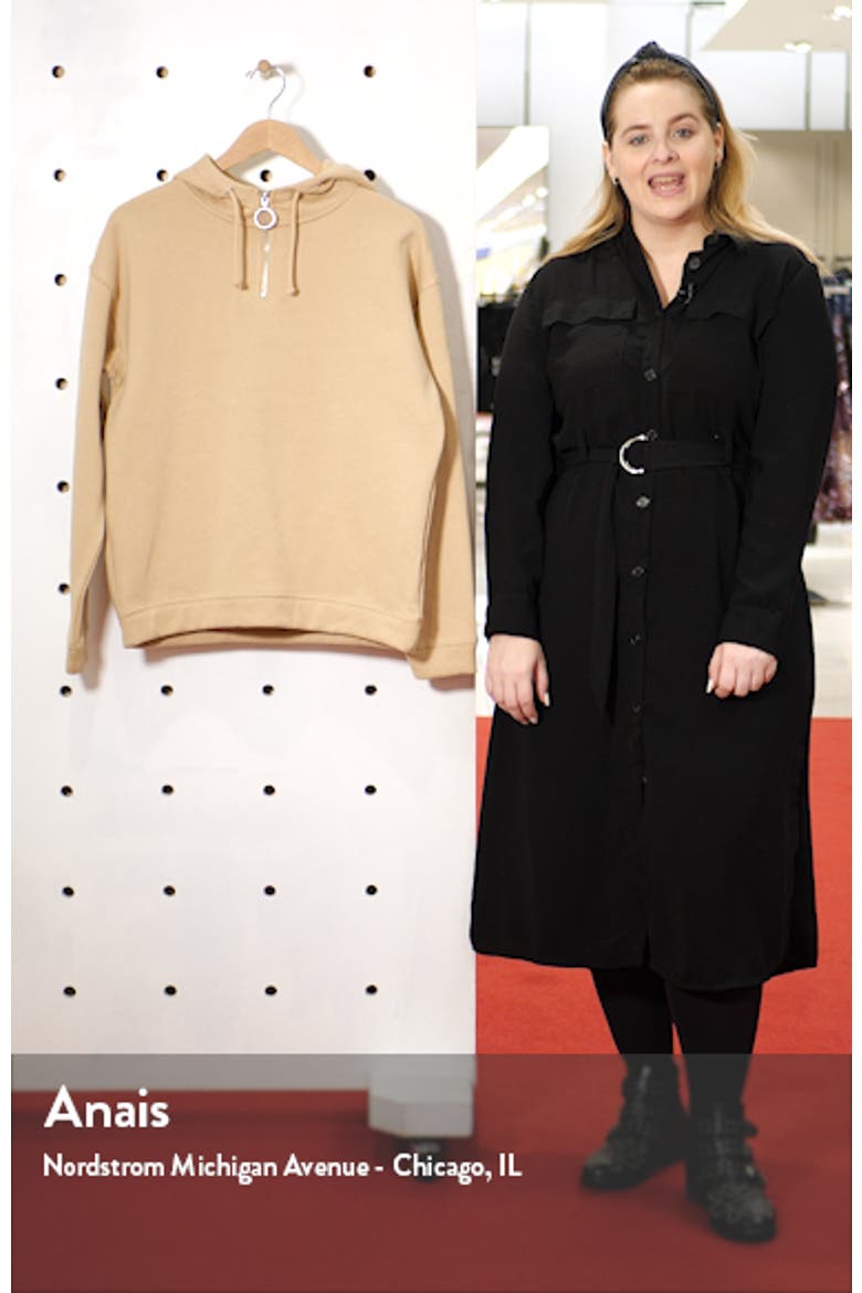 Quarter-Zip Hooded Sweatshirt video