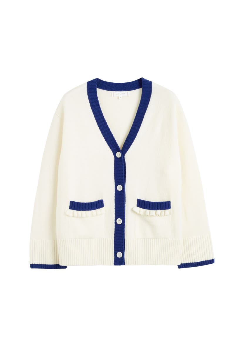 Chinti & Parker Admiral Wool Cashmere Cardigan, Alternate, color, 