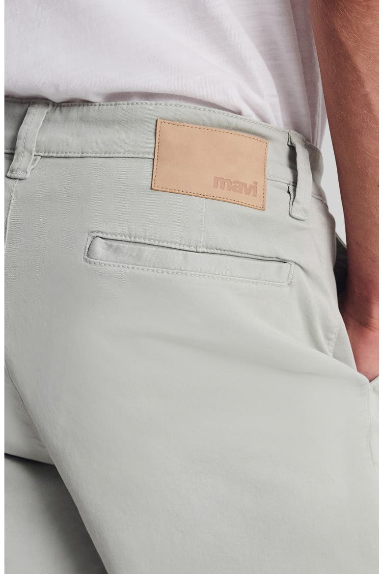 Nate Flat Front Stretch Twill Shorts, Alternate, color, PISTACHIO CASUAL TWI