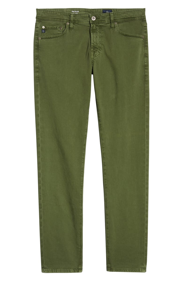 AG Dylan Skinny Fit Pants, Alternate, color, Sulfur New Spruce