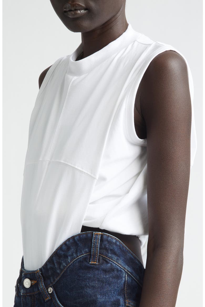Twisted Bodysuit, Alternate, color, WHITE
