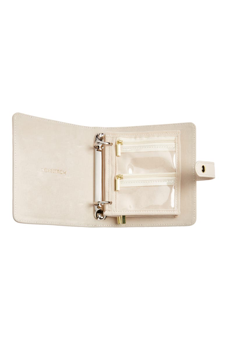 Travel Jewelry Organizer, Alternate, color, CREAM