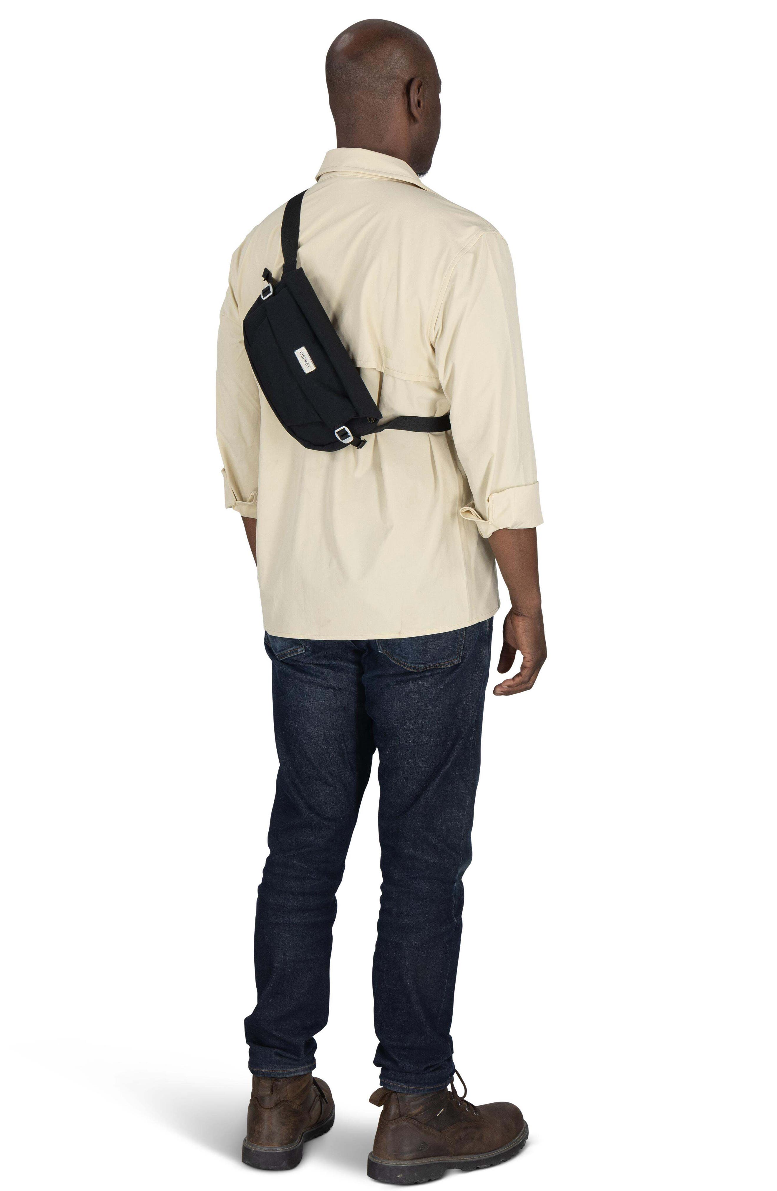 Osprey Arcane Hip Bag, Alternate, color, Black