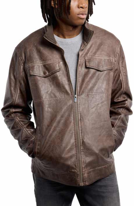 Faux Leather Jacket