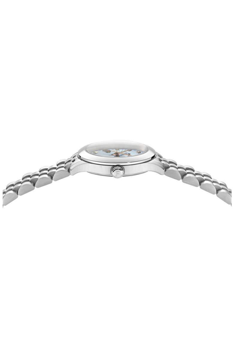 Duo Mini Bracelet Watch, 25mm, Alternate, color, STAINLESS STEEL/ BLUE