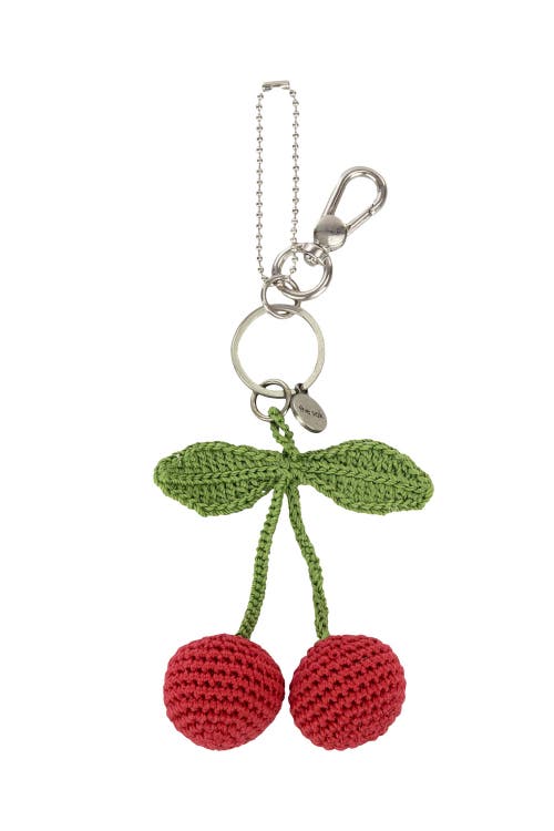 The Sak Yarnicharmz Hand Crochet Dangle In Red
