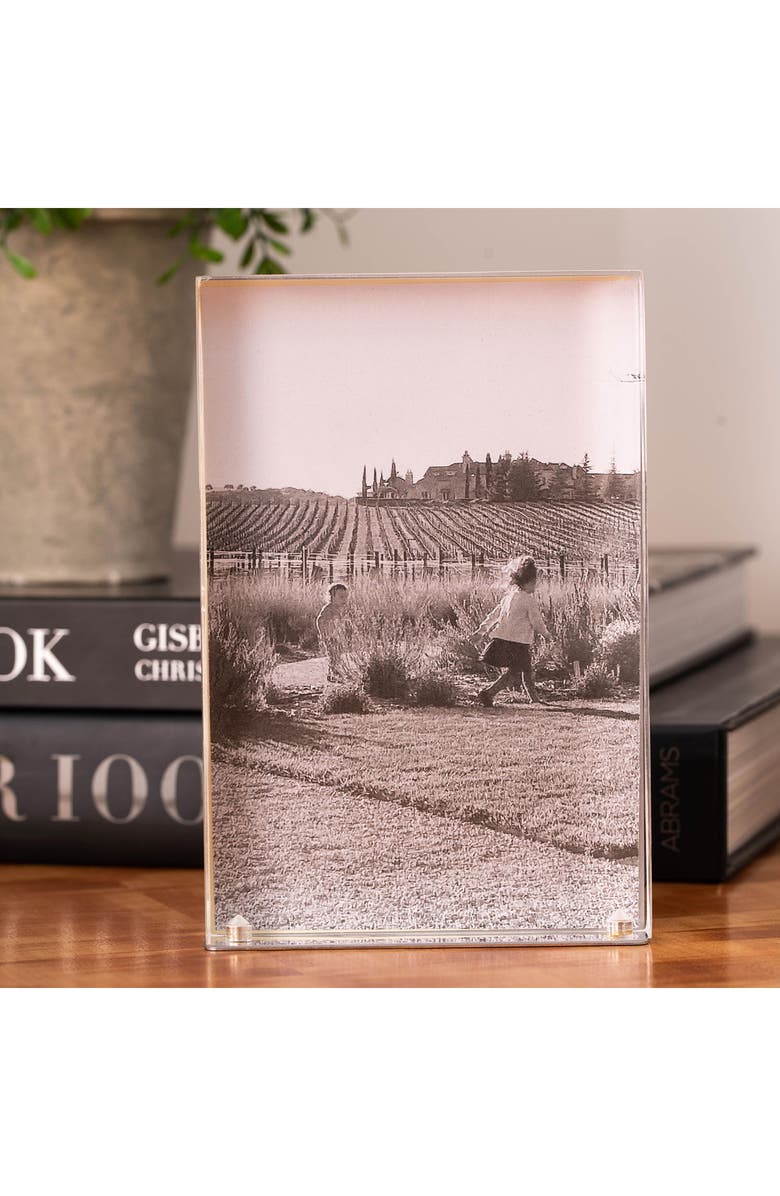 Bey-Berk Chelsea Acrylic Picture Frame, Alternate, color, Multi Color