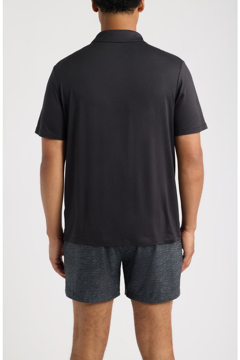 Dynamic Polo, Alternate, color, BLACK HEATHER