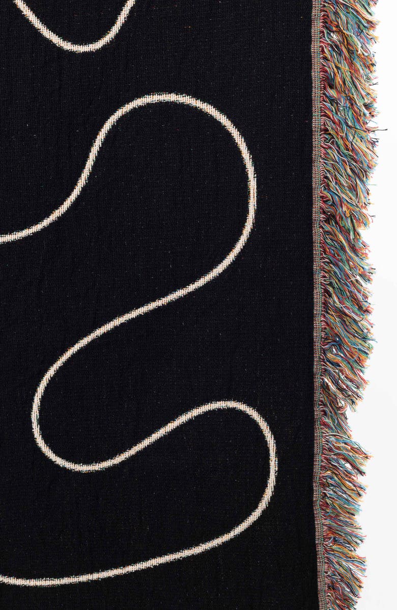 CLR SHOP Dancing Shapes Throw Blanket, Alternate, color, 