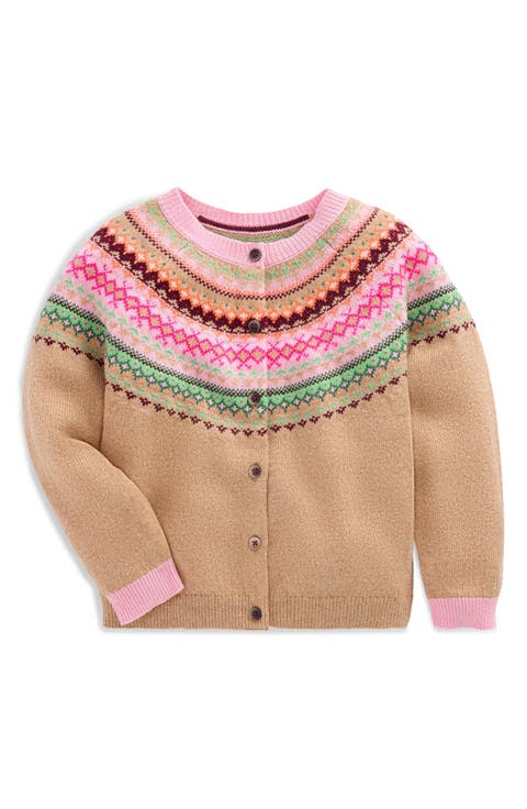 Kids' Edie Fair Isle Cardigan