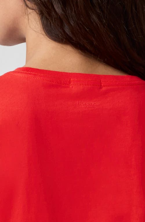 Florence By Mills Solid '90s Short Sleeve T-shirt In Red