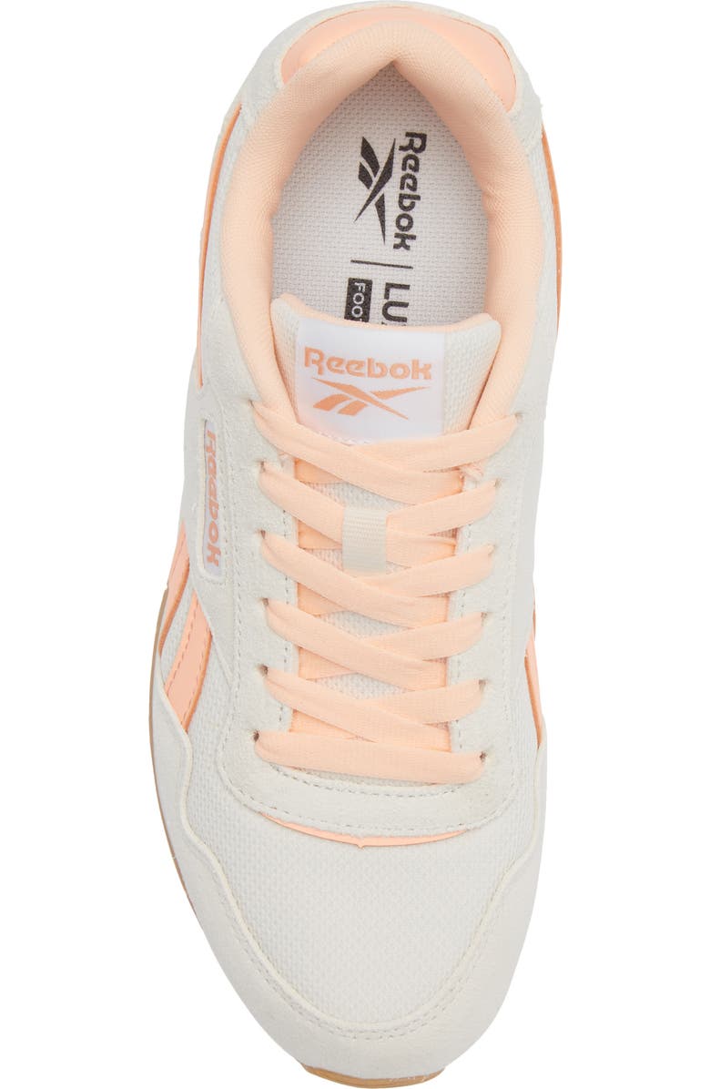 Reebok Glide Sneaker, Alternate, color, Chalk/Future Peach