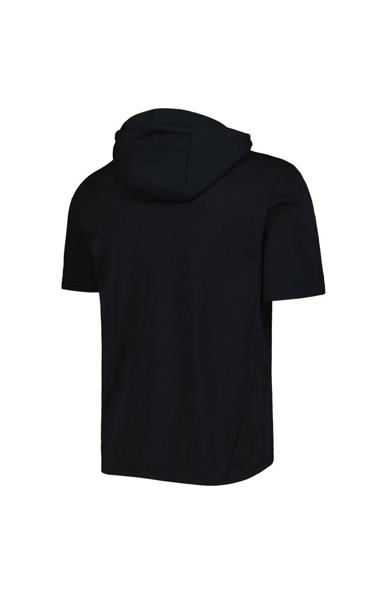 LEVELWEAR Men's Levelwear Black Chicago White Sox Recruit Full-Zip Short Sleeve Hoodie, Alternate, color, Black