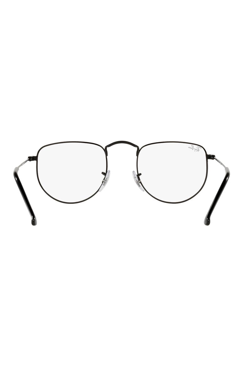 RX3958V 47mm Small Irregular Optical Glasses, Alternate, color, BLACK