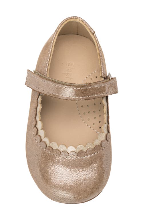 Elephantito Kids' Aria Leather Ballet Flats In Neutral