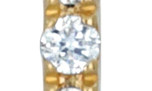Bony Levy Diamond J-hoop Earrings