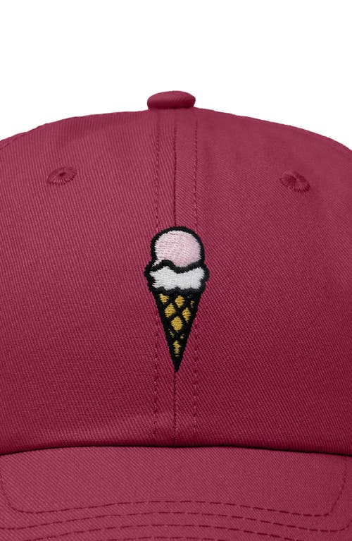 DALIX DALIX DOUBLE SCOOP EMBROIDERED CAP 