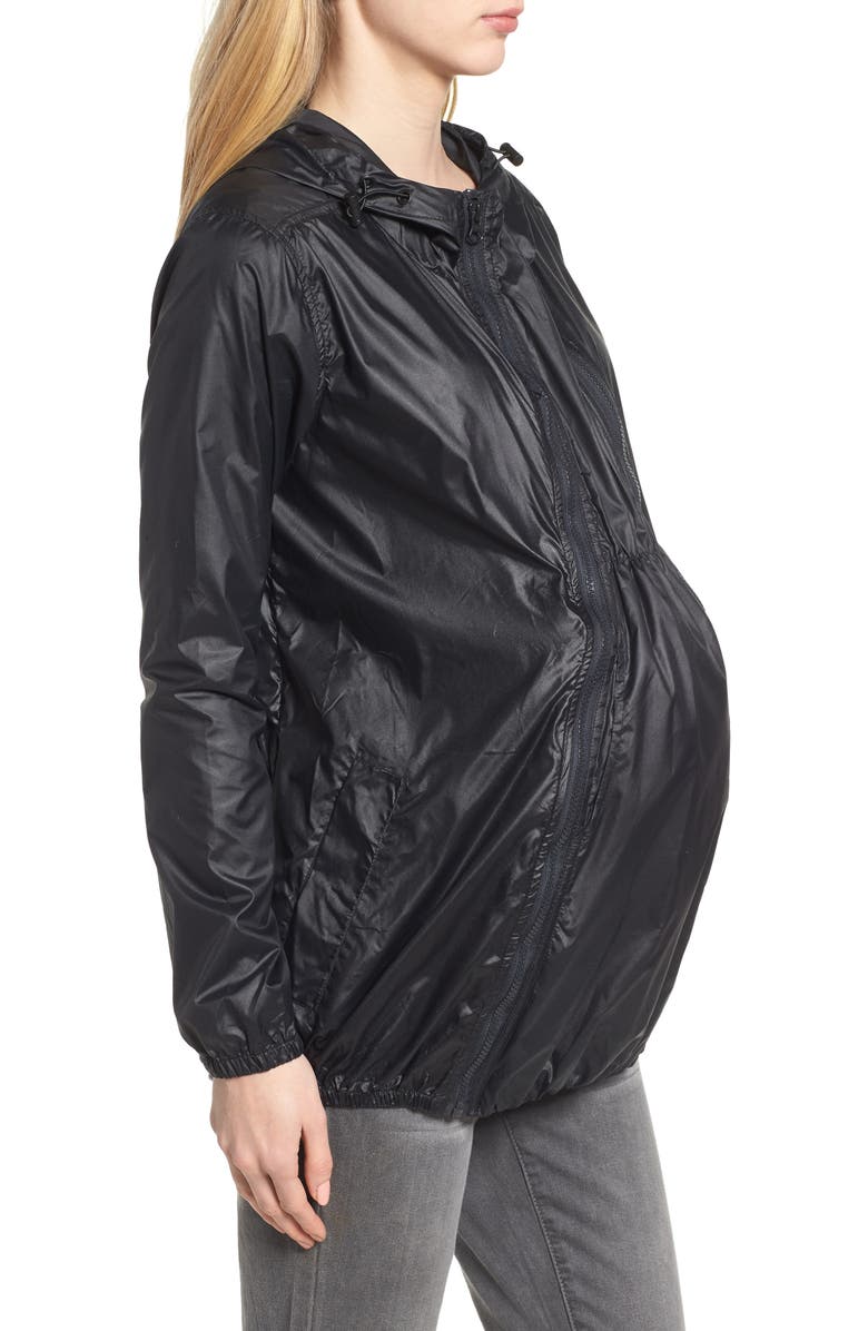 Modern Eternity Waterproof Convertible 3-in-1 Maternity Windbreaker, Alternate, color,
