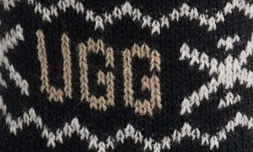 Ugg(r) Cressida Jacquard Quarter Socks In Gray