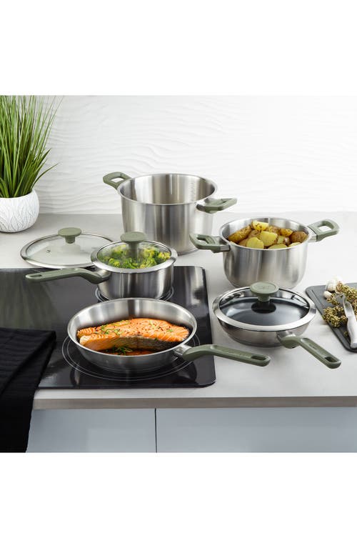 Berghoff Leo Bolt 8-piece Cookware Set In Green