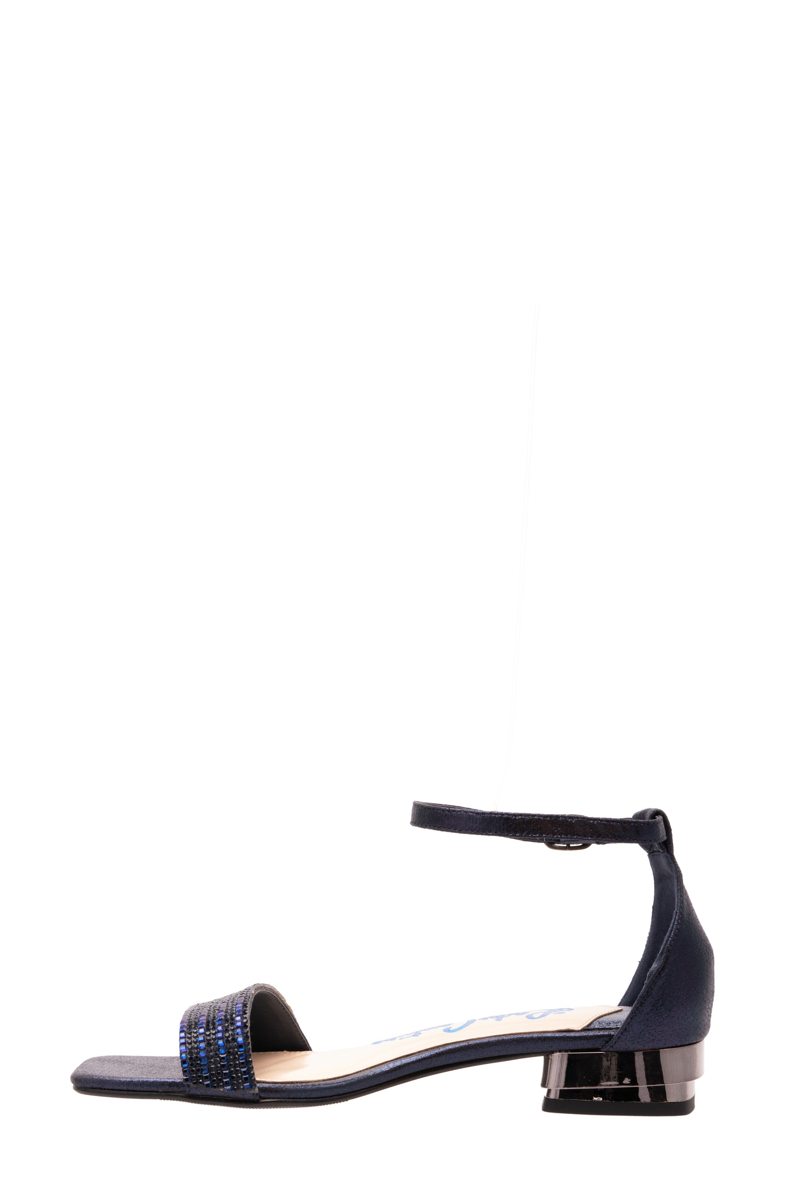 Doris Ankle Strap Sandal, Alternate, color, NAVY