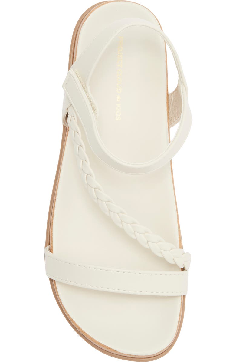 Project Cloud Kids' Leap Strappy Sandal, Alternate, color, White