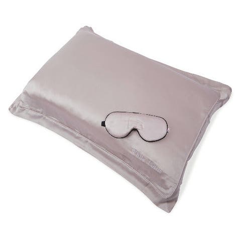 Luxurious 100% Mulberry Silk Pillowcase and Eye Mask Set