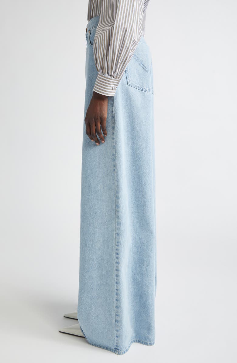 Max Mara Affari Wide Leg Jeans, Alternate, color, Light Blue