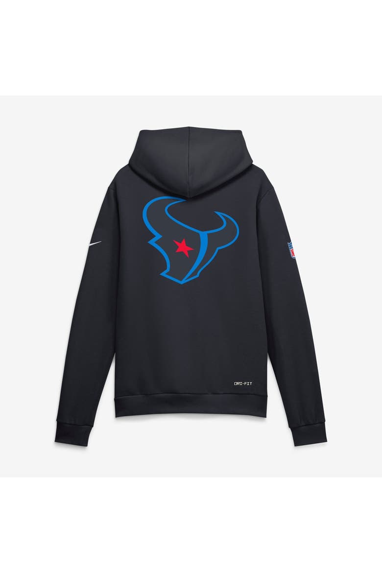 Men's Nike Navy Houston Texans Standard Issue Replay Officials Alternate Dri-FIT Hoodie, Alternate, color, Navy