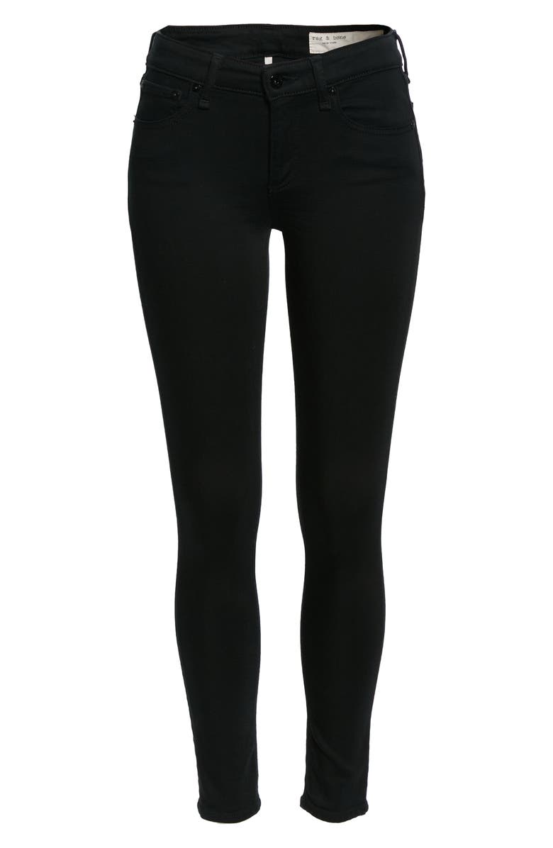 rag & bone Cate Mid Rise Skinny Jeans, Alternate, color,