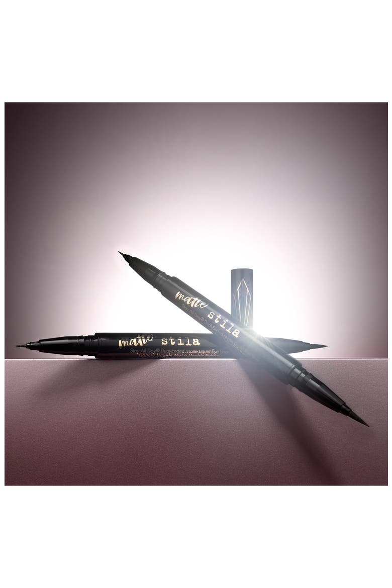 Stay All Day® Dual-Ended Matte Liquid Eye Liner, Alternate, color, BLACK