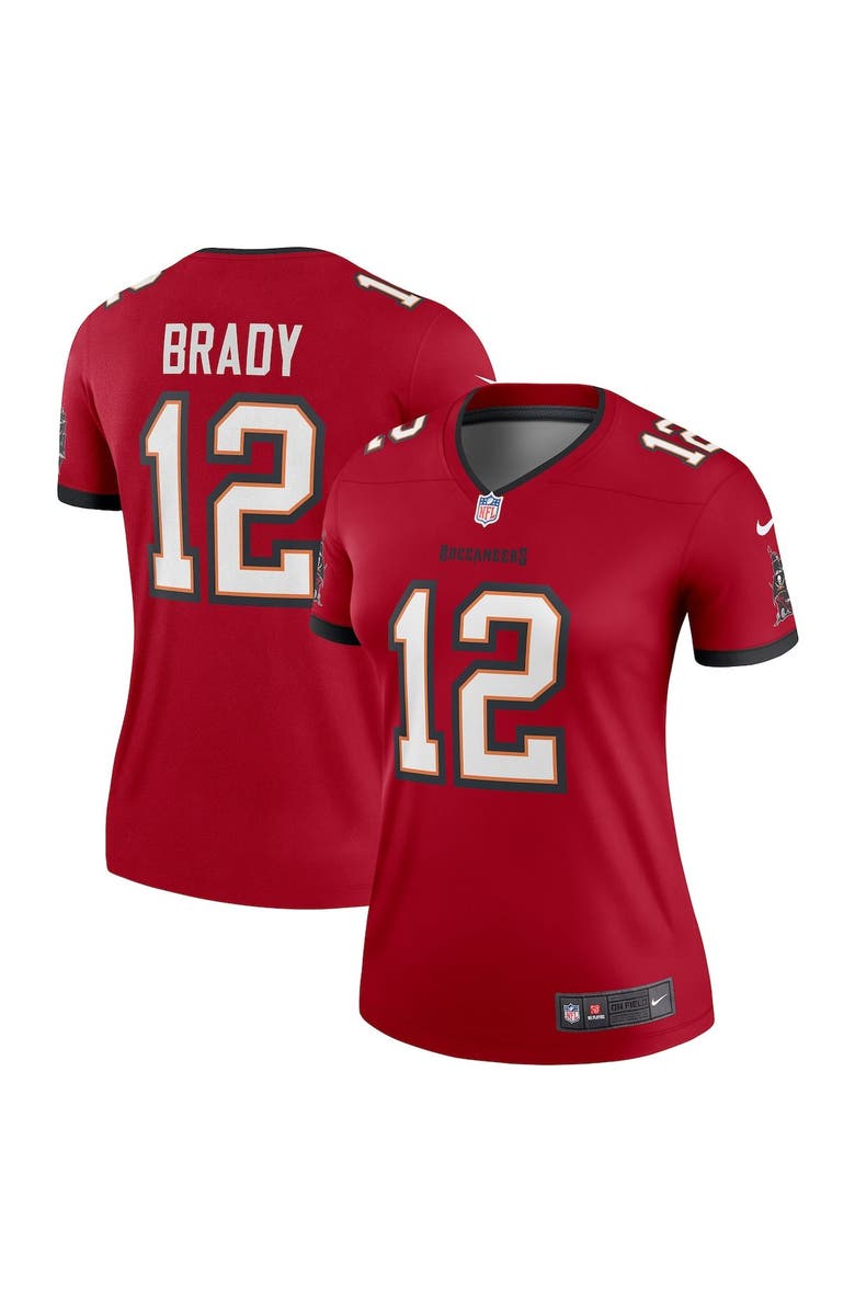 Nike Women's Nike Tom Brady Red Tampa Bay Buccaneers Legend Jersey, Main, color, 