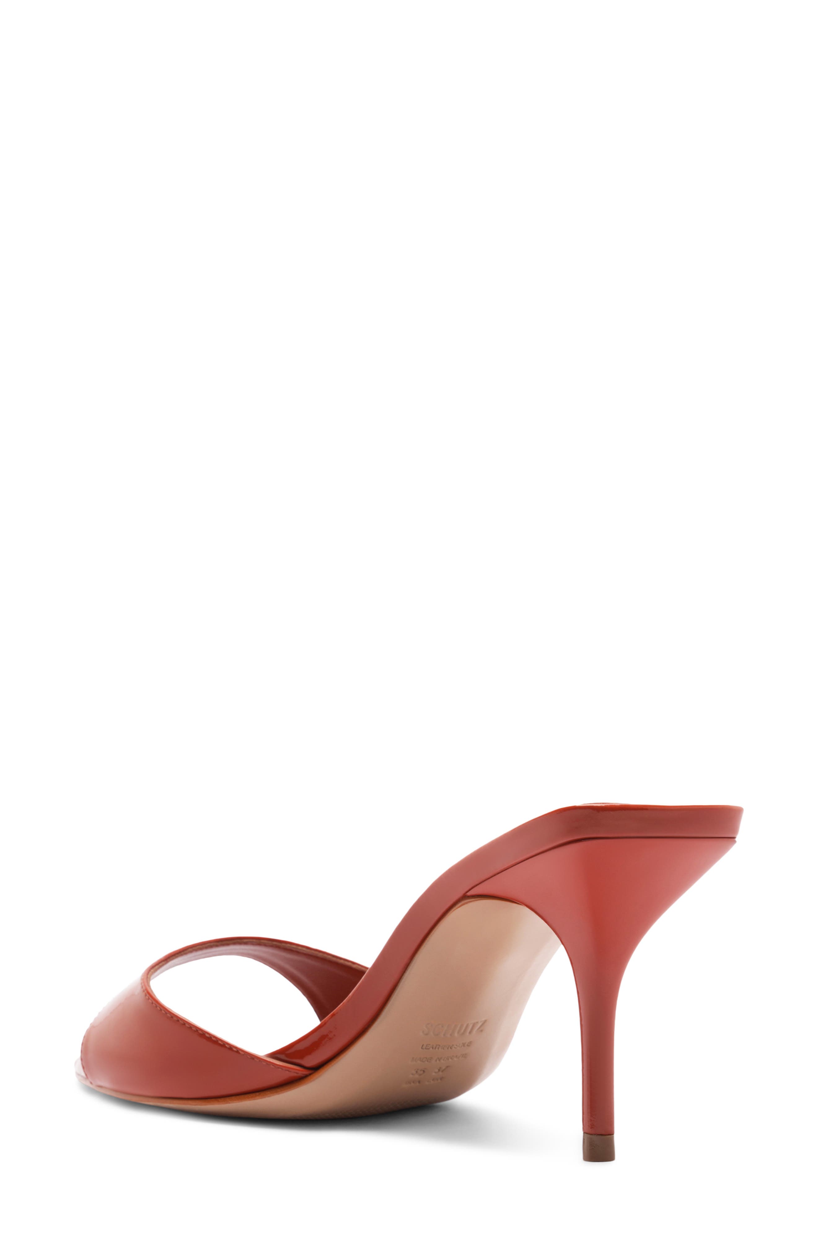 Elodie Pointed Toe Sandal, Alternate, color, SUNSET OCHRE