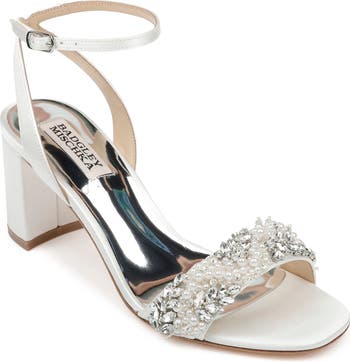 BADGLEY MISCHKA Harriet Ankle-Strap Dress outlets Sandals