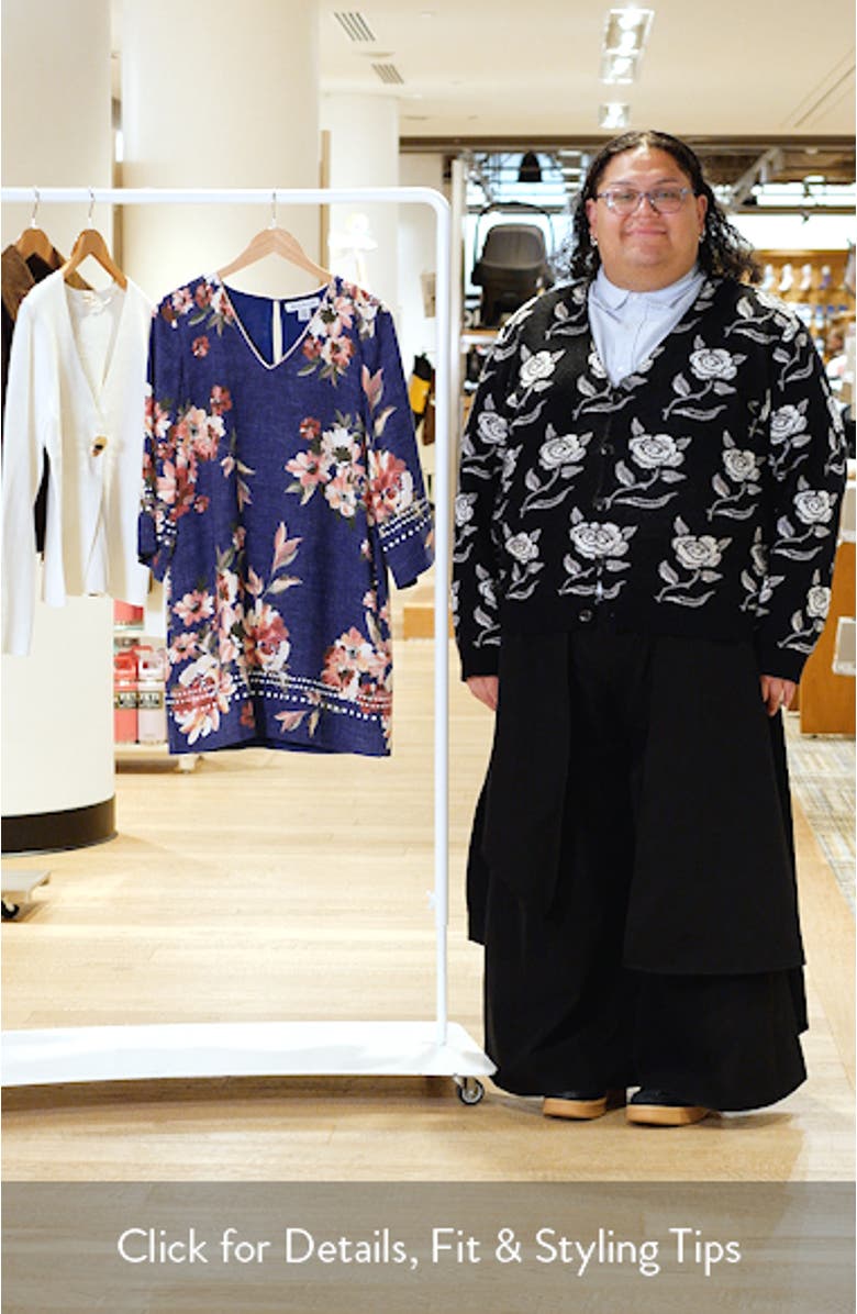 Fuji Tidal Bloom Silk Minidress, sales video thumbnail