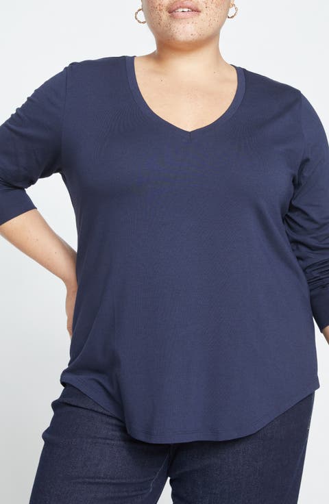 Long Sleeve V-Rex Tee