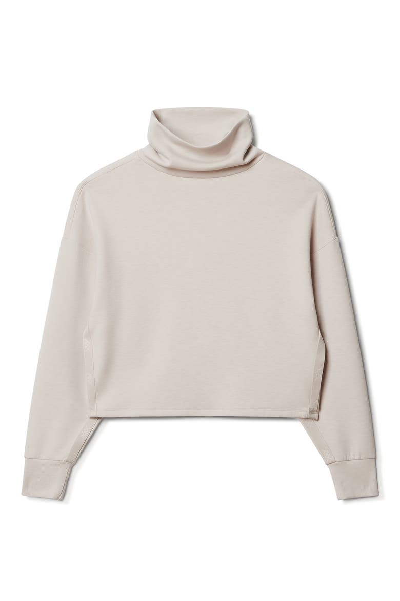 DreamGlow Mock Neck Top, Alternate, color, SAND