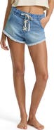 Billabong Beach Dreamin' Lace-Up Denim Shorts