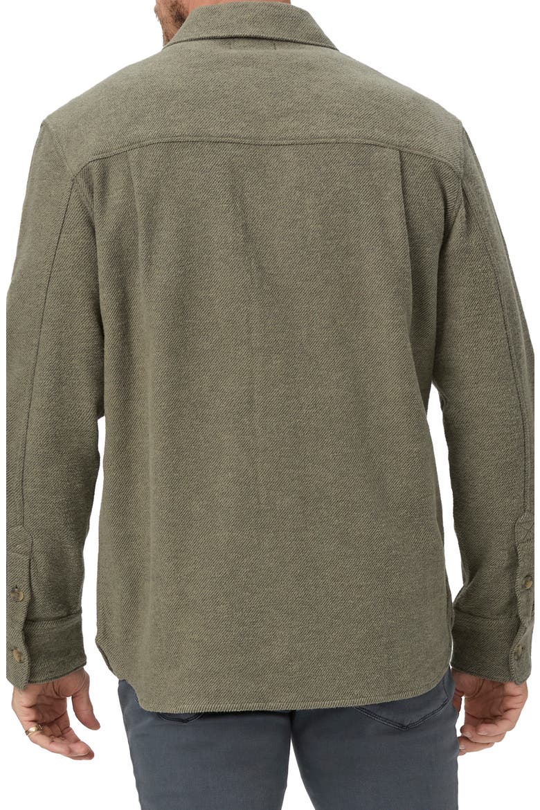 Wilbur Cotton Twill Overshirt, Alternate, color, SHADED OLIVE