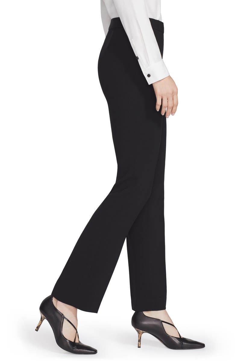 Lafayette 148 New York Barrow Pants, Alternate, color, Black